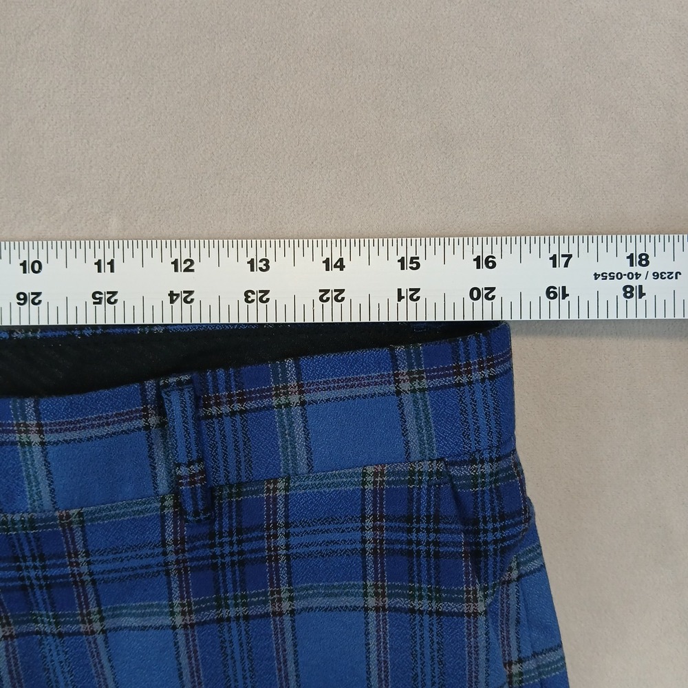 Topman 32x28 Mens Pants Trousers Slacks Plaid Slim London - Picture 7 of 11